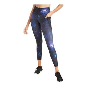 Old Navy High-Waisted Women’s Compression Galaxy Leggings with Side Pockets